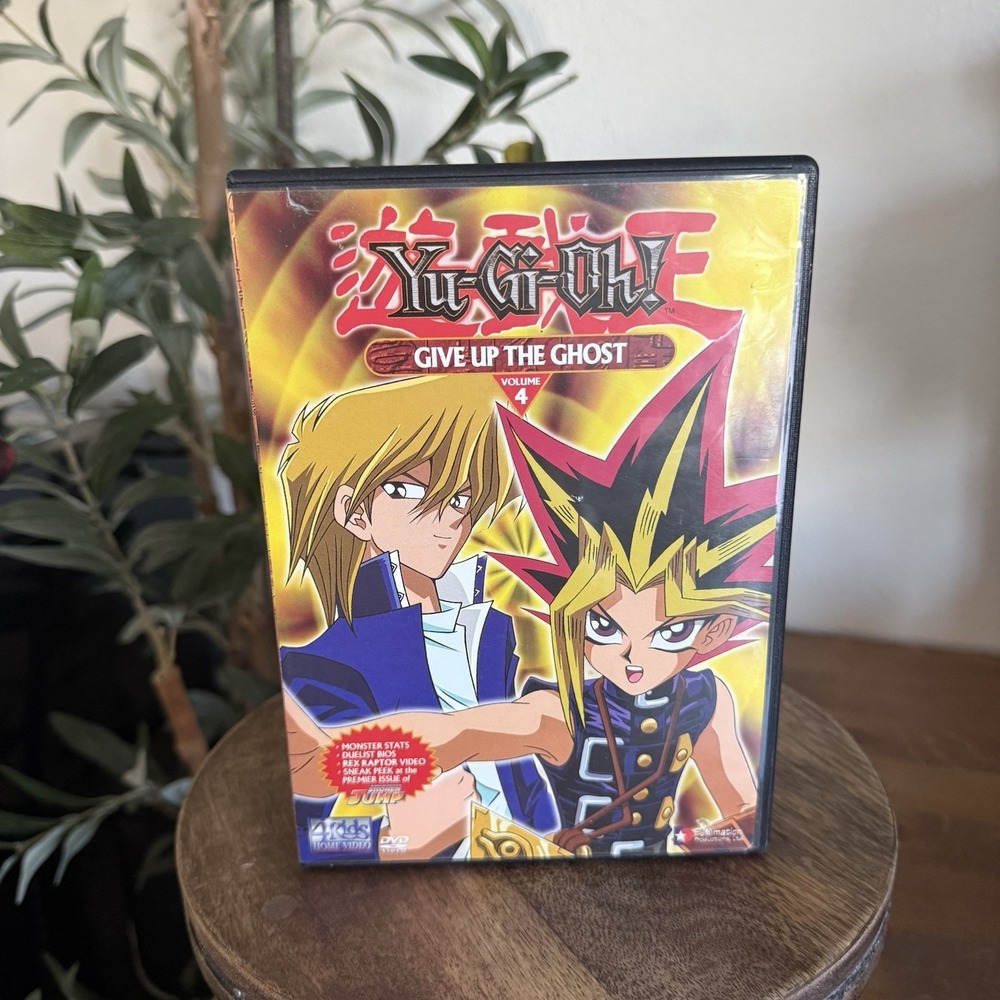 1996 Yu-Gi-Oh Give Up the Ghost Vol 4 DVD Anime Funimation 4Kids Episode 10-12